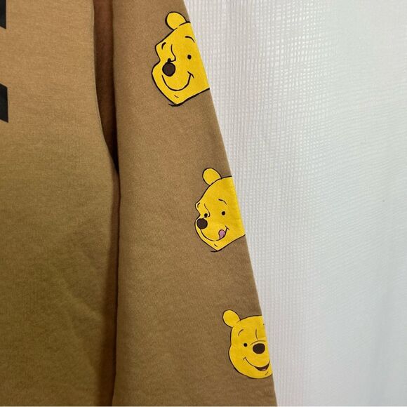 Disney Winnie The Pooh Graphic Hoodie Front & Sleeve Design Women’s Small - Picture 4 of 8